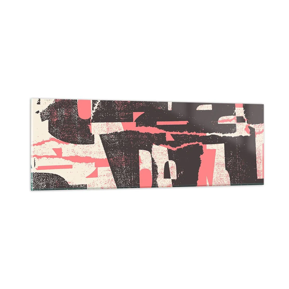 Obraz na szkle - Cały ten zgiełk - 90x30 cm