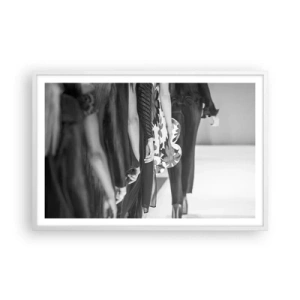 Plakat w białej ramie - Stylowa parada - 91x61 cm