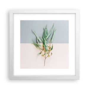 Plakat w białej ramie - Pastelowa subtelność - 30x30 cm