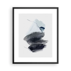 Plakat w czarnej ramie - Intensywność i ruch - 40x50 cm