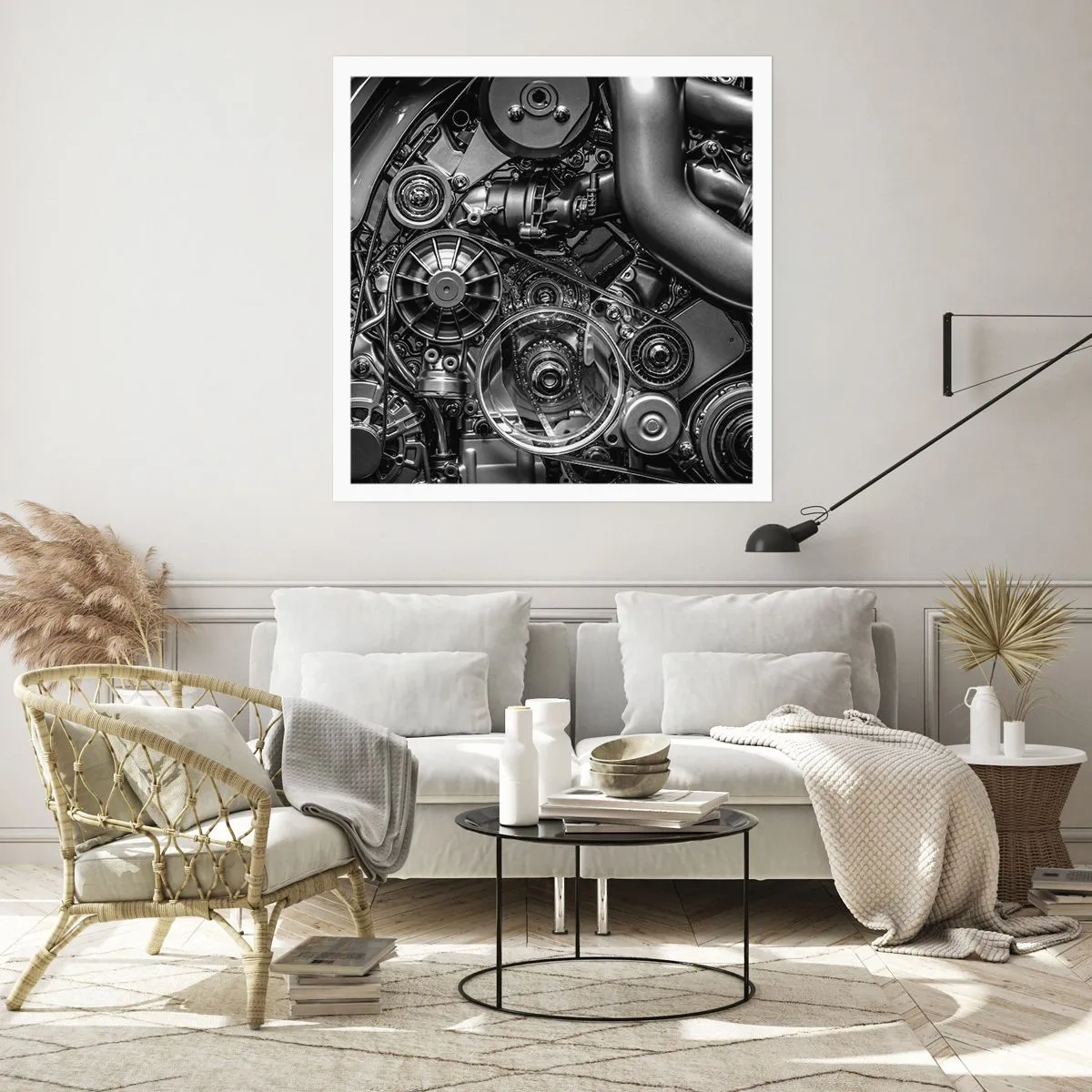 Plakat - Poezja mechaniki - 50x50 cm