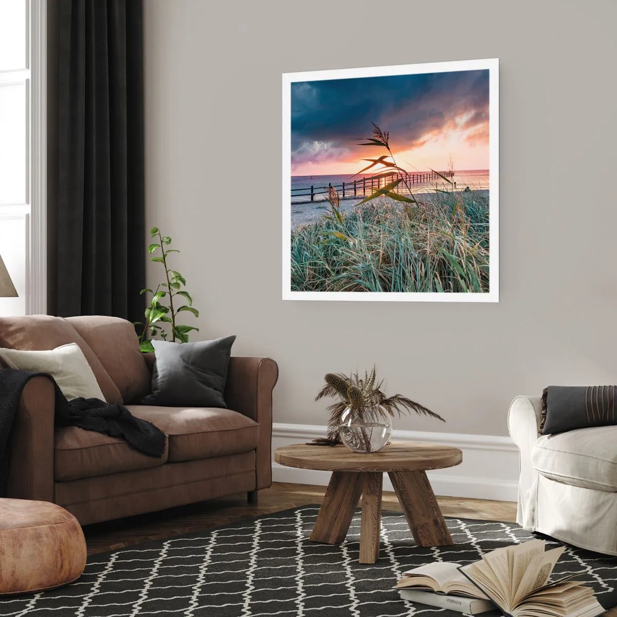 Plakat - Nie przemija z wiatrem - 40x40 cm