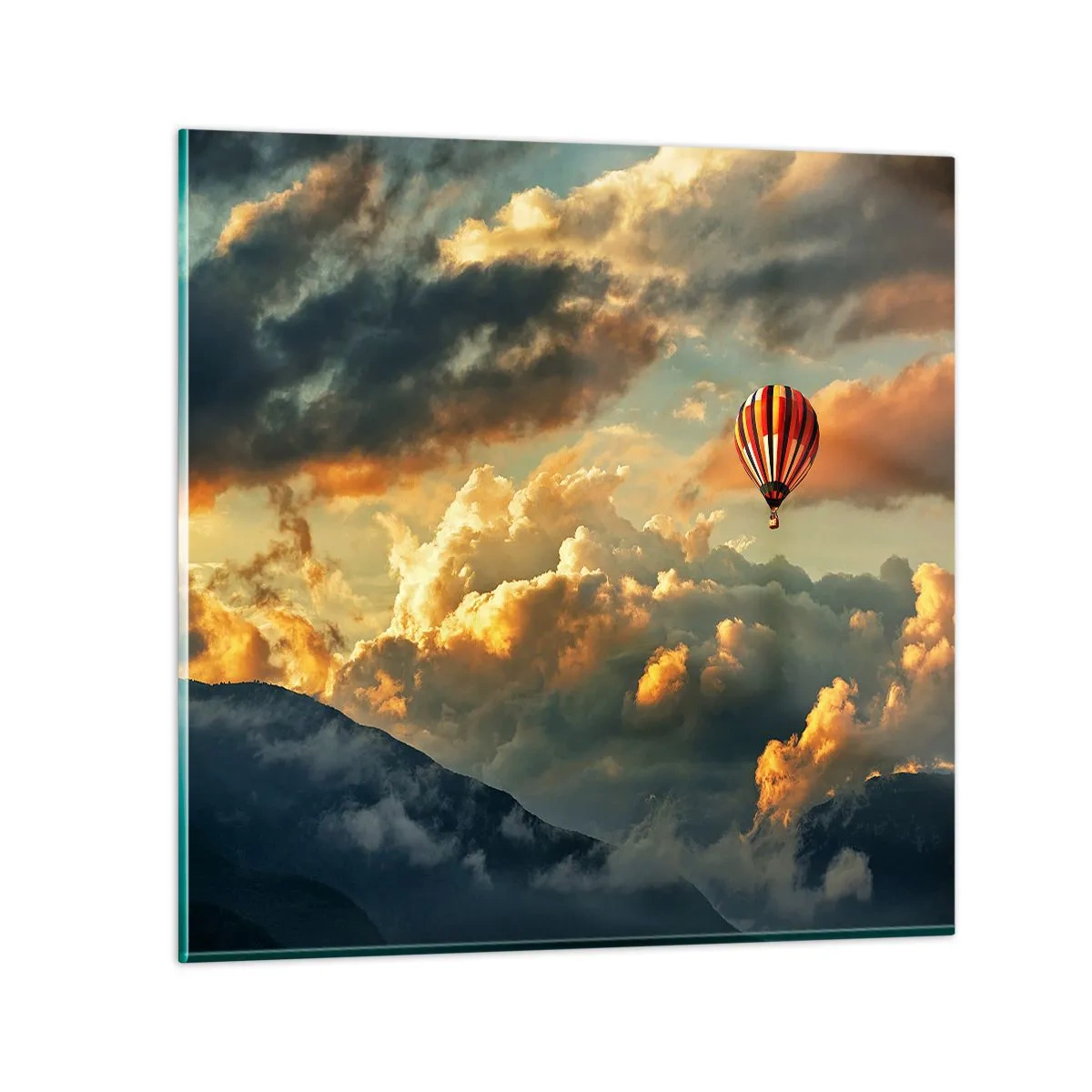 Obraz na szkle - Lecę, bo chcę - 60x60 cm
