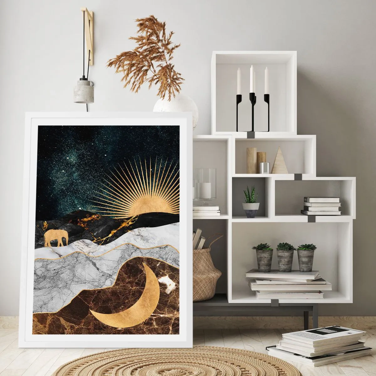 Plakat w białej ramie - Odwieczne prawa - 70x100 cm