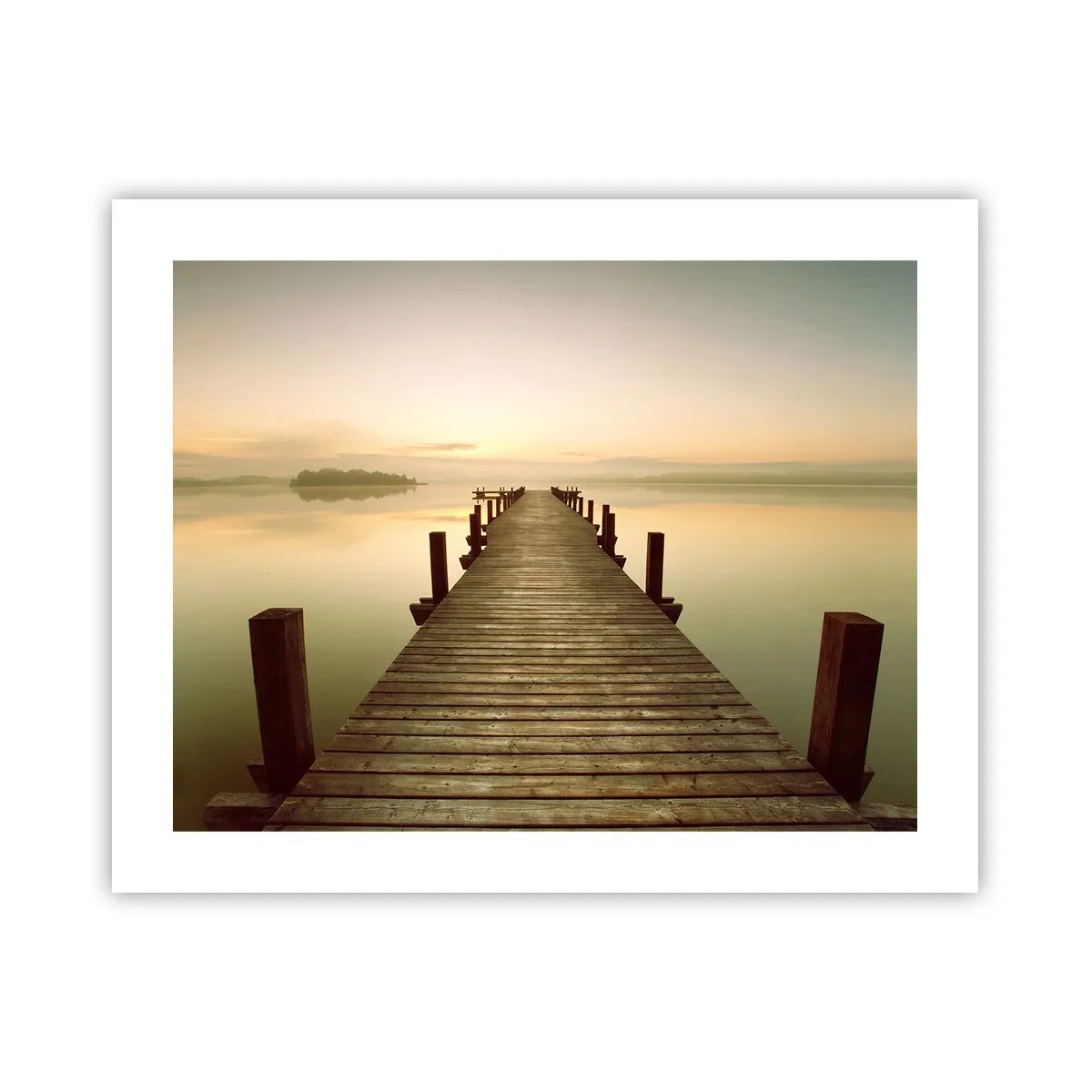 Plakat - Przedświt, świtanie, światło - 50x40 cm