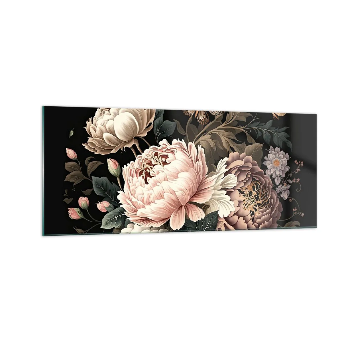 Obraz na szkle - W barokowym stylu - 100x40 cm