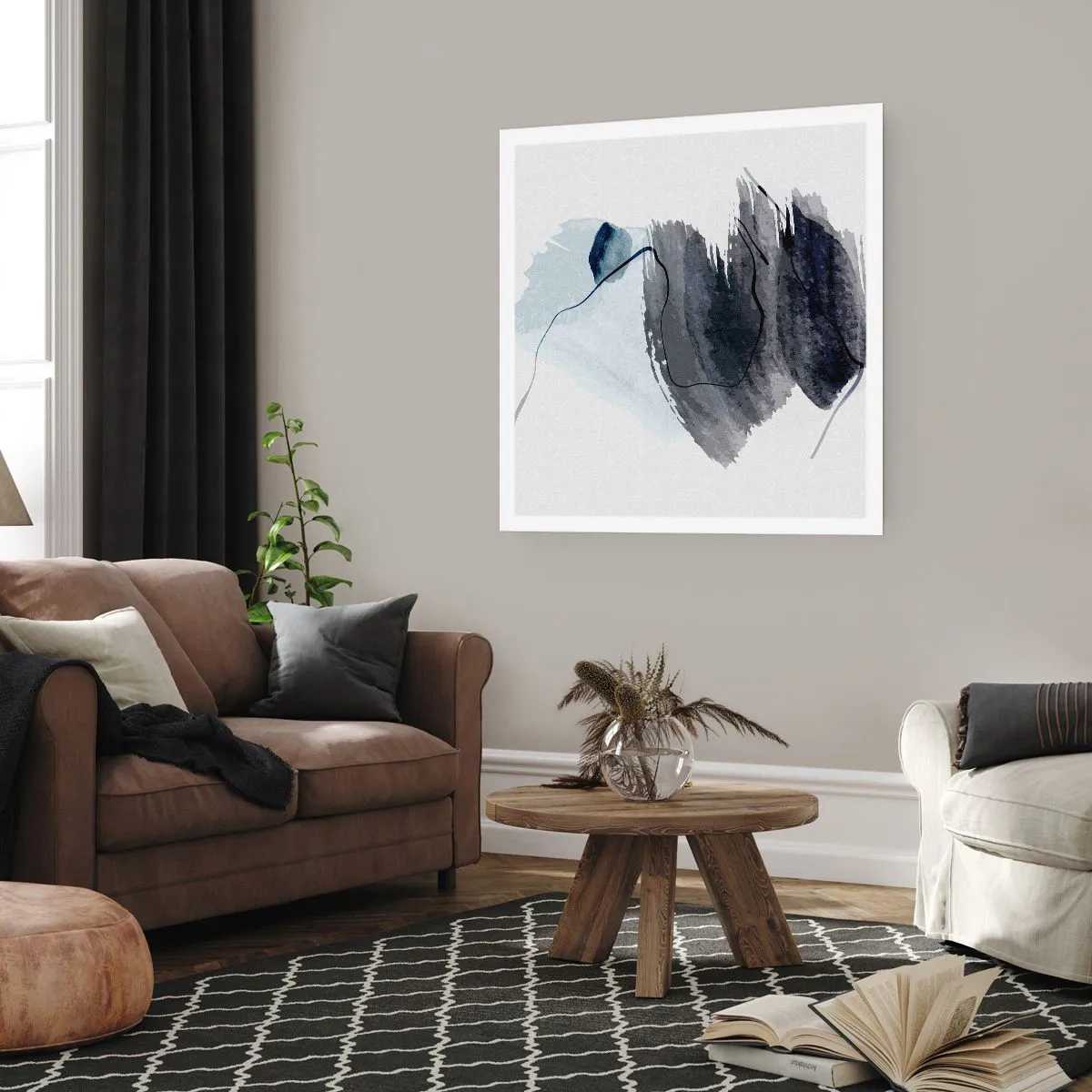 Plakat - Intensywność i ruch - 40x40 cm