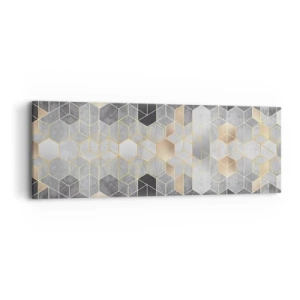 Obraz na płótnie - Diamentowa kompozycja - 90x30 cm