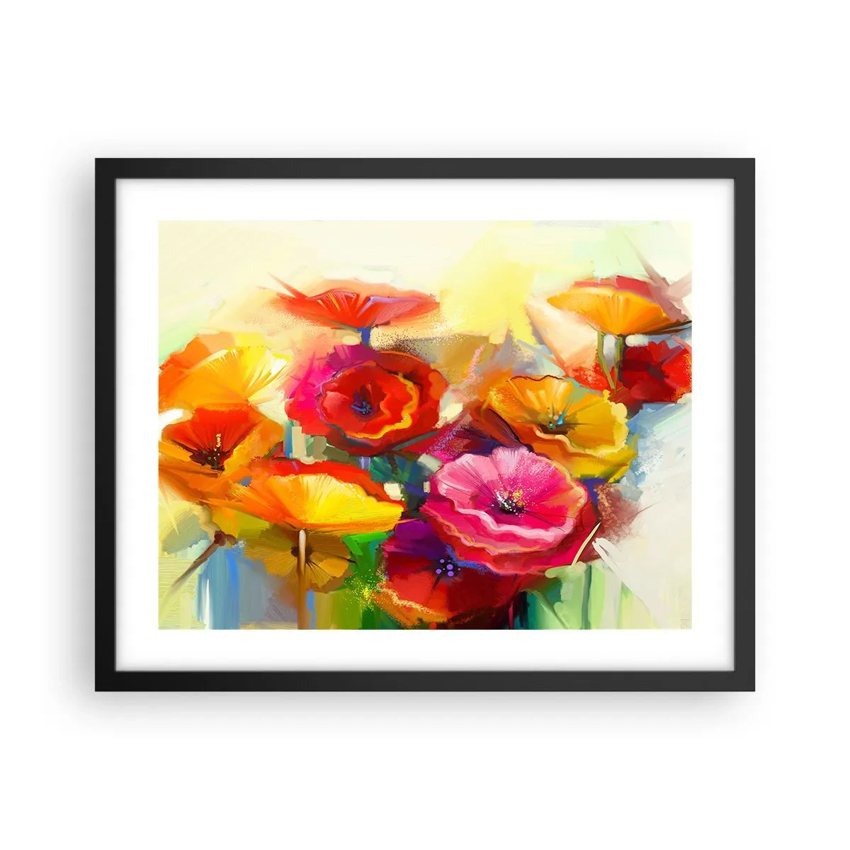 Plakat w czarnej ramie - Nie tylko czerwone - 50x40 cm