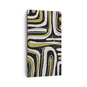 Obraz na płótnie - Kompozycja: trakty i zaułki - 45x80 cm