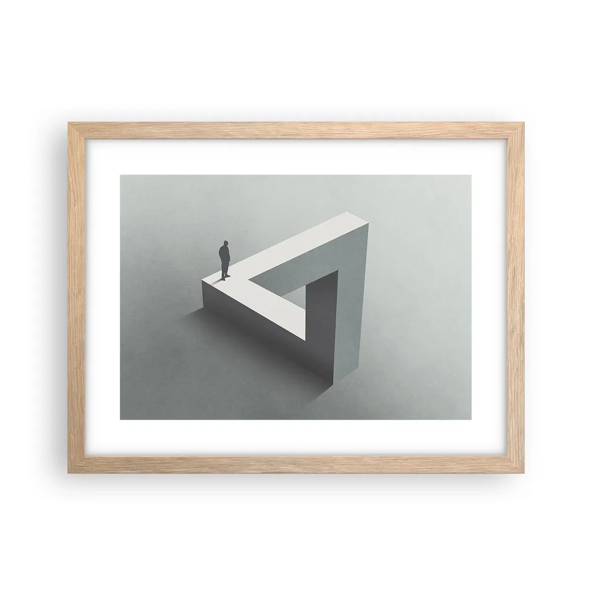 Plakat w ramie jasny dąb - A jednak możliwe - 40x30 cm