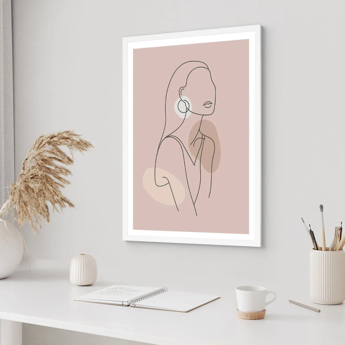 Plakat w białej ramie - Ikona dziewczęcości - 30x40 cm