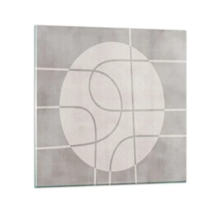 Obraz na szkle - Koliście i na wprost - 40x40 cm