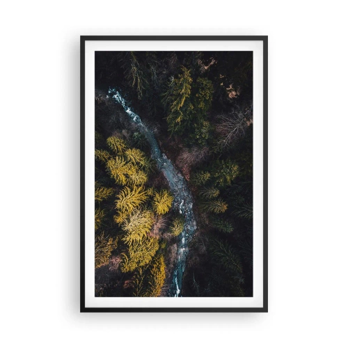 Plakat w czarnej ramie - Szybko, coraz szybciej - 61x91 cm