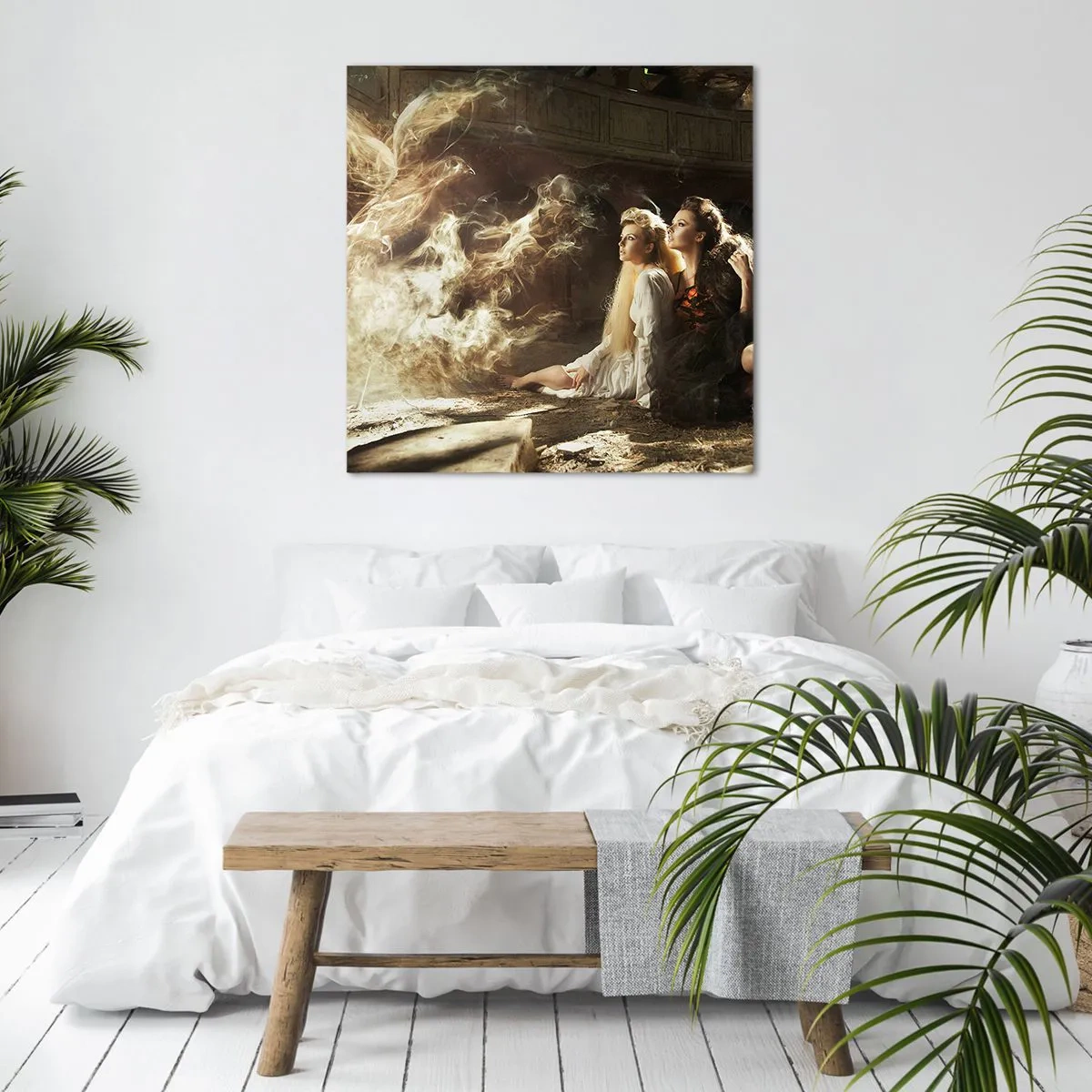 Obraz na płótnie - I stała się poezja - 40x40 cm