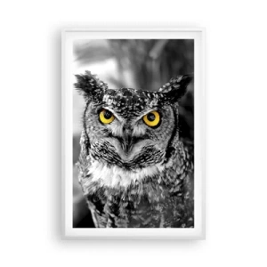 Plakat w białej ramie - Nic się nie ukryje - 61x91 cm