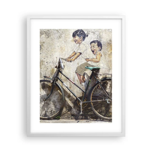 Plakat w białej ramie - Prawda czy fałsz? - 40x50 cm