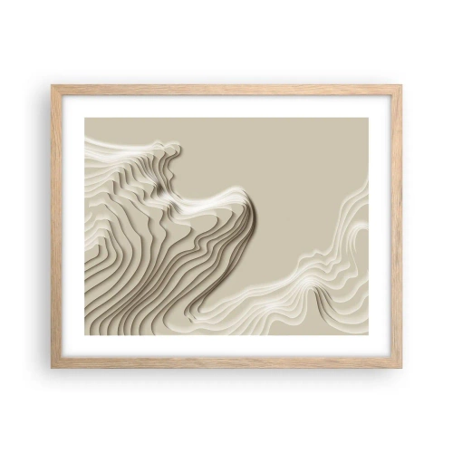 Plakat w ramie jasny dąb - Topografia sztuki - 50x40 cm