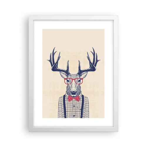 Plakat w białej ramie - Zabawna ekstrawagancja - 30x40 cm