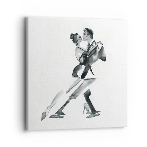 Obraz na płótnie - W jednym rytmie - 40x40 cm