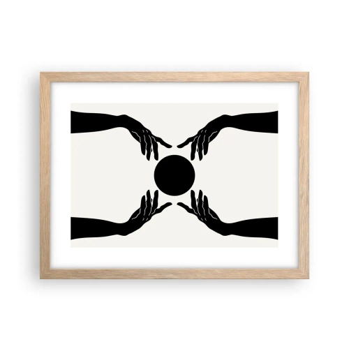 Plakat w ramie jasny dąb - Tajemny znak - 40x30 cm