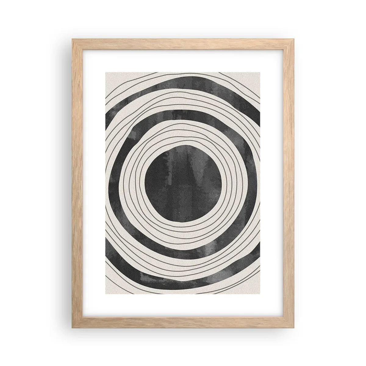 Plakat w ramie jasny dąb - W samo sedno - 30x40 cm