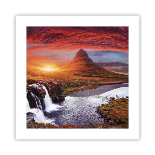Plakat - Widok Śródziemia - 40x40 cm