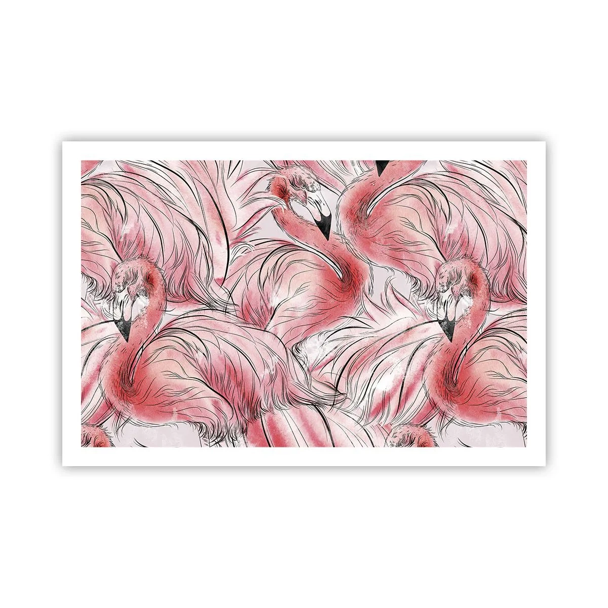 Plakat - Ptasi corps de ballet - 91x61 cm