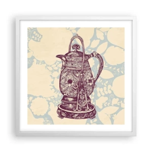 Plakat w białej ramie - Uroda codzienności - 50x50 cm