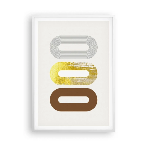 Plakat w białej ramie - Ooo! - 70x100 cm