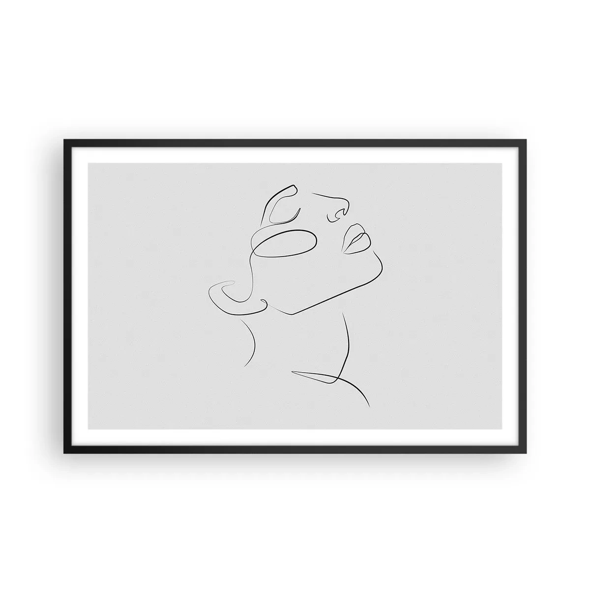 Plakat w czarnej ramie - Meandry marzenia - 91x61 cm