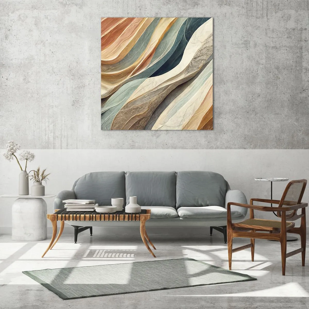 Obraz na szkle - Chwila przed zmianą - 70x70 cm