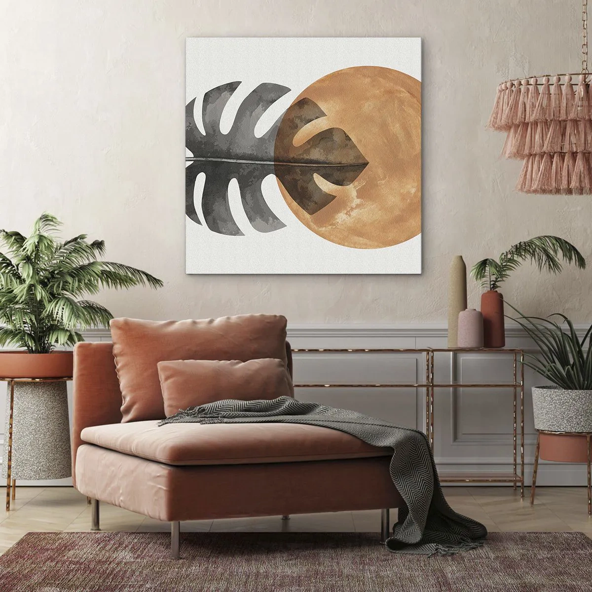 Obraz na płótnie - Zawsze słońce - 50x50 cm