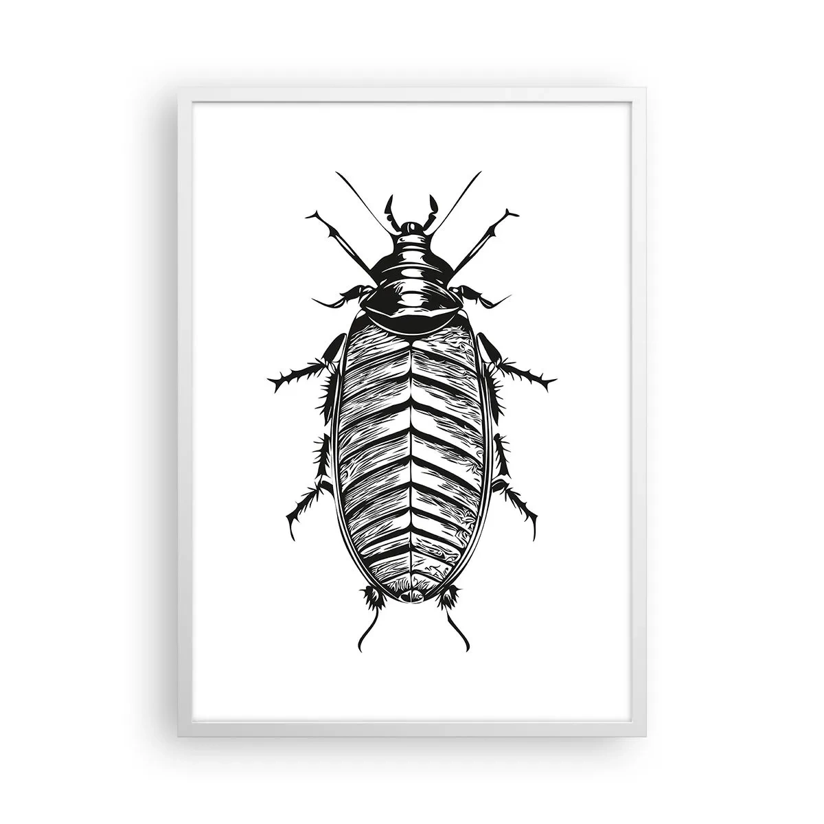 Plakat w białej ramie - Co za okaz! - 50x70 cm