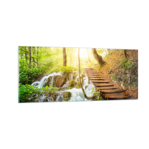 Obraz na szkle - Upragniony chłód - 100x40 cm