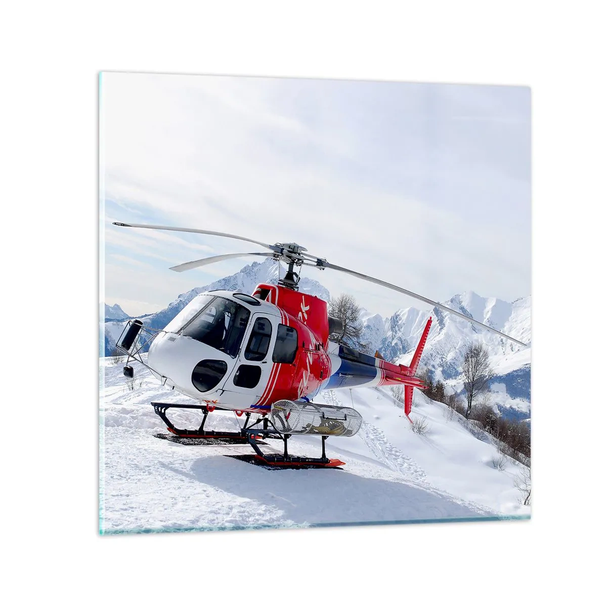 Obraz na szkle - Zawsze gotowy - 70x70 cm