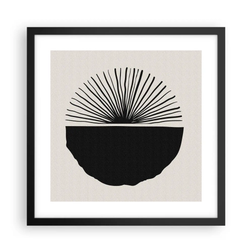 Plakat w czarnej ramie - Wachlarz możliwości - 40x40 cm