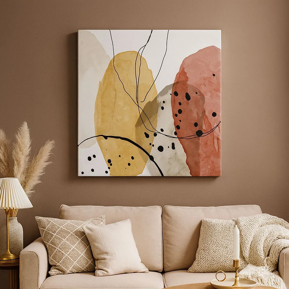 Obraz na płótnie - Jak powietrze lekkie, przejrzyste - 30x30 cm