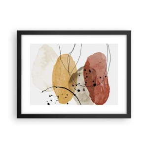 Plakat w czarnej ramie - Jak powietrze lekkie, przejrzyste - 40x30 cm
