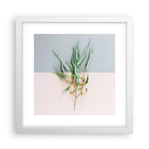 Plakat w białej ramie - Pastelowa subtelność - 30x30 cm
