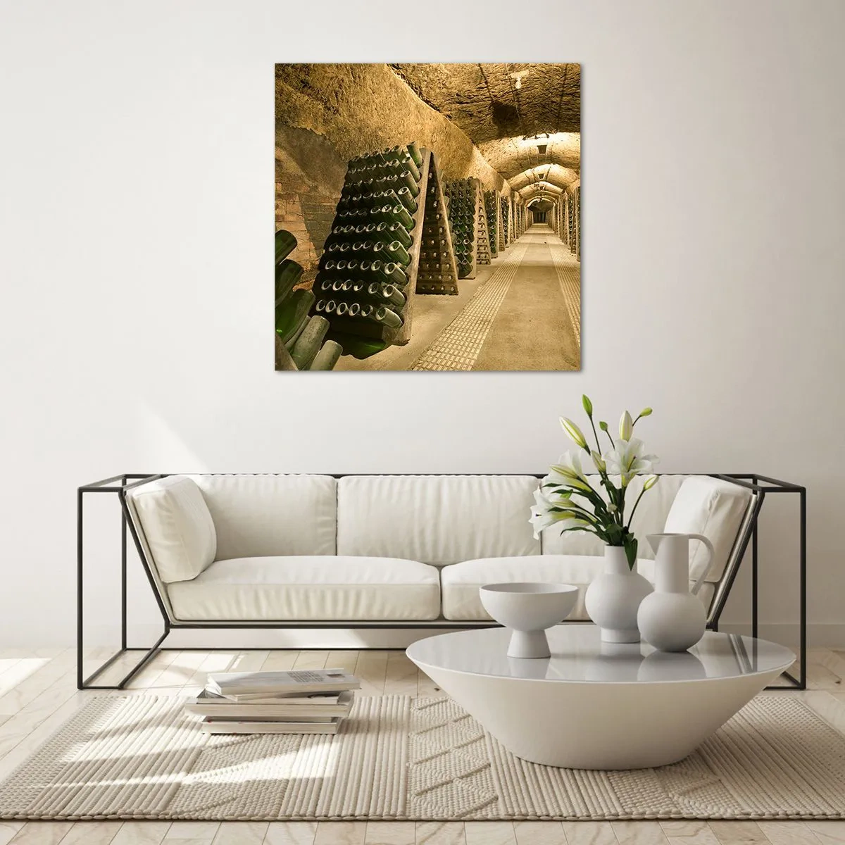 Obraz na szkle - Narodziny smaku - 60x60 cm