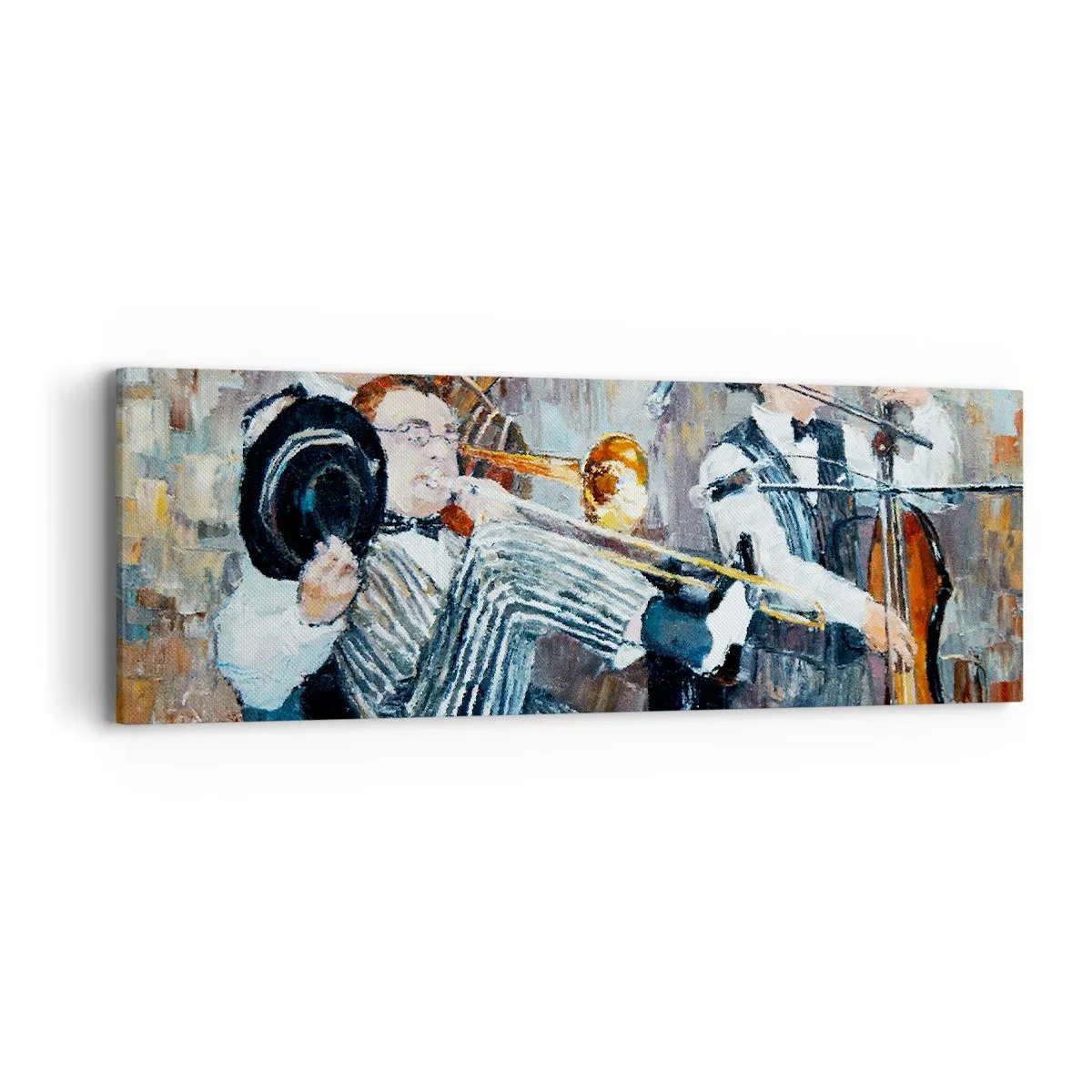 Obraz na płótnie - Cały ten jazz - 90x30 cm