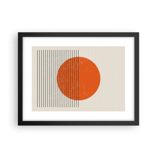 Plakat w czarnej ramie - Zawsze słońce - 40x30 cm