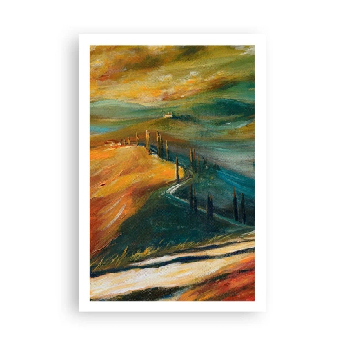 Plakat - Toskański pejzaż - 61x91 cm