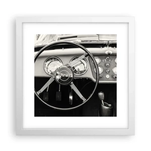 Plakat w białej ramie - Marzenie kolekcjonera - 30x30 cm