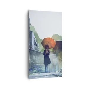 Obraz na płótnie - Ożywczy deszcz - 65x120 cm