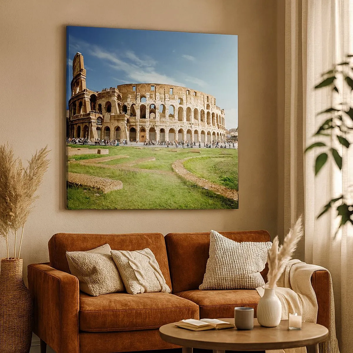 Obraz na płótnie - Jeszcze słychać szczęk broni - 30x30 cm