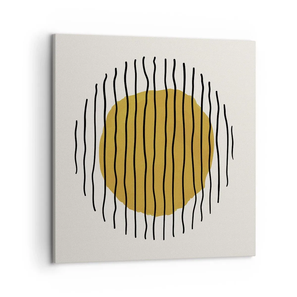 Obraz na płótnie - Abstrakcja drżąca od żaru - 50x50 cm