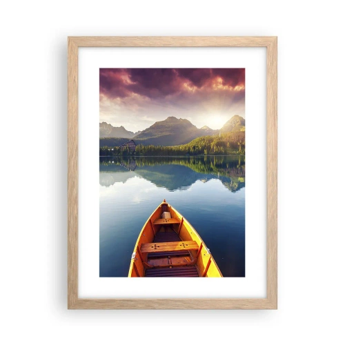 Plakat w ramie jasny dąb - Nic przeciw naturze - 30x40 cm