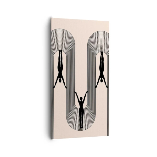 Obraz na płótnie - Do góry nogami - 65x120 cm